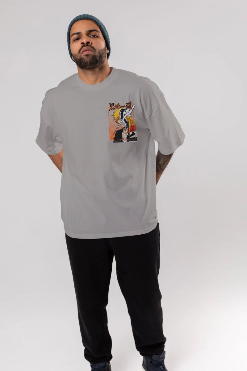 thelust Ön Sol Baskılı Oversize t-shirt Erkek Kadın Unisex %100 Pamuk Bisiklet Yaka tişort - Cilexi