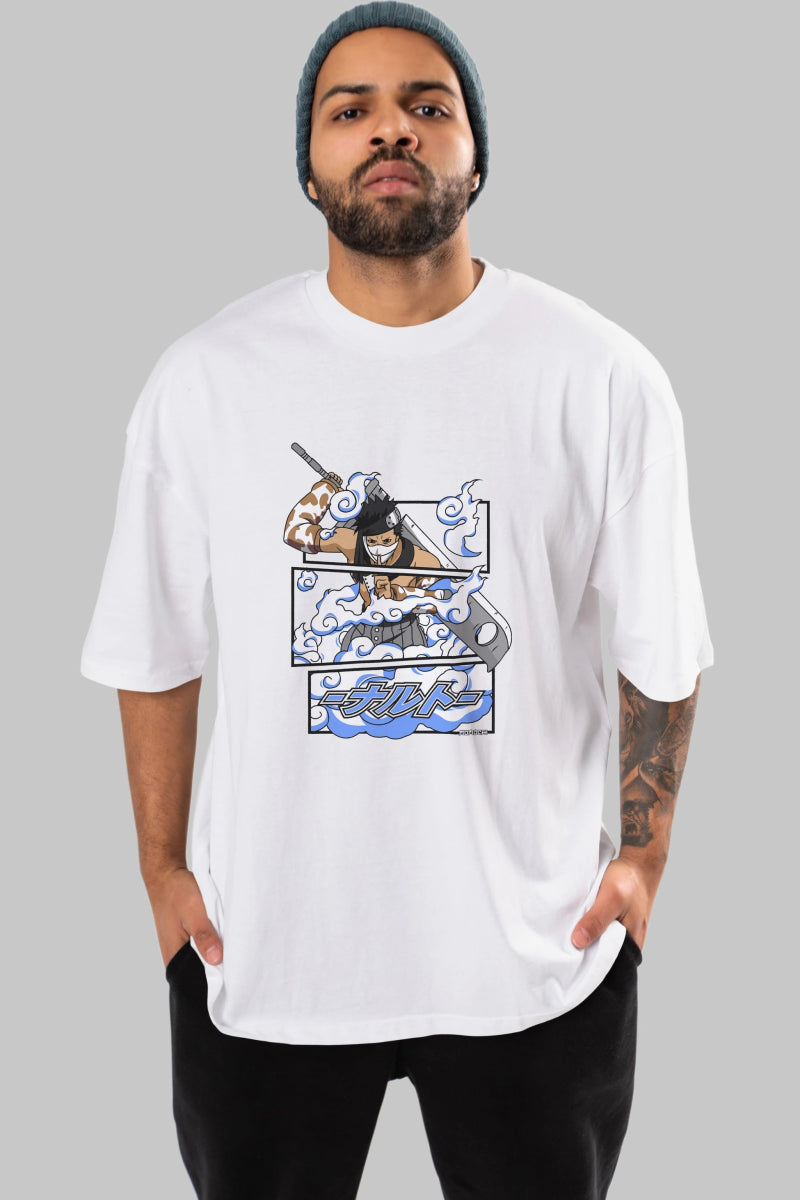 zabuza momochi Anime Ön Baskılı Oversize t-shirt %100 pamuk Erkek Kadın Unisex - Cilexi