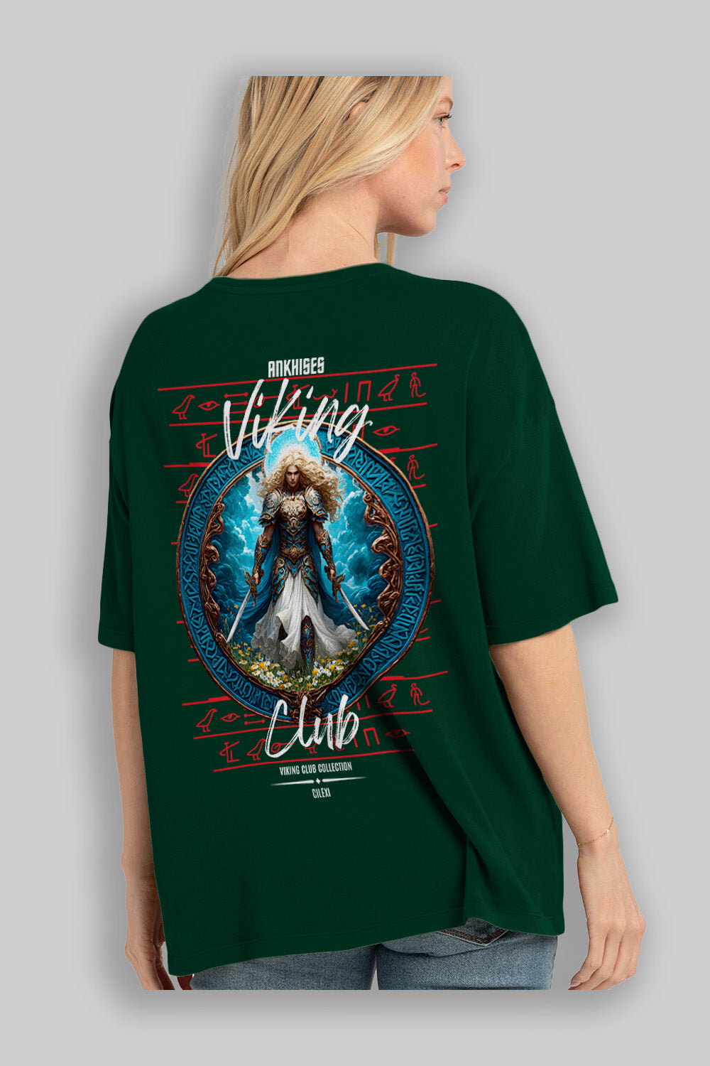 Baldur Baskılı Oversize t-shirt Erkek Kadın %100 Pamuk Bisiklet Yaka tişort